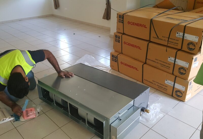 ac unit installation